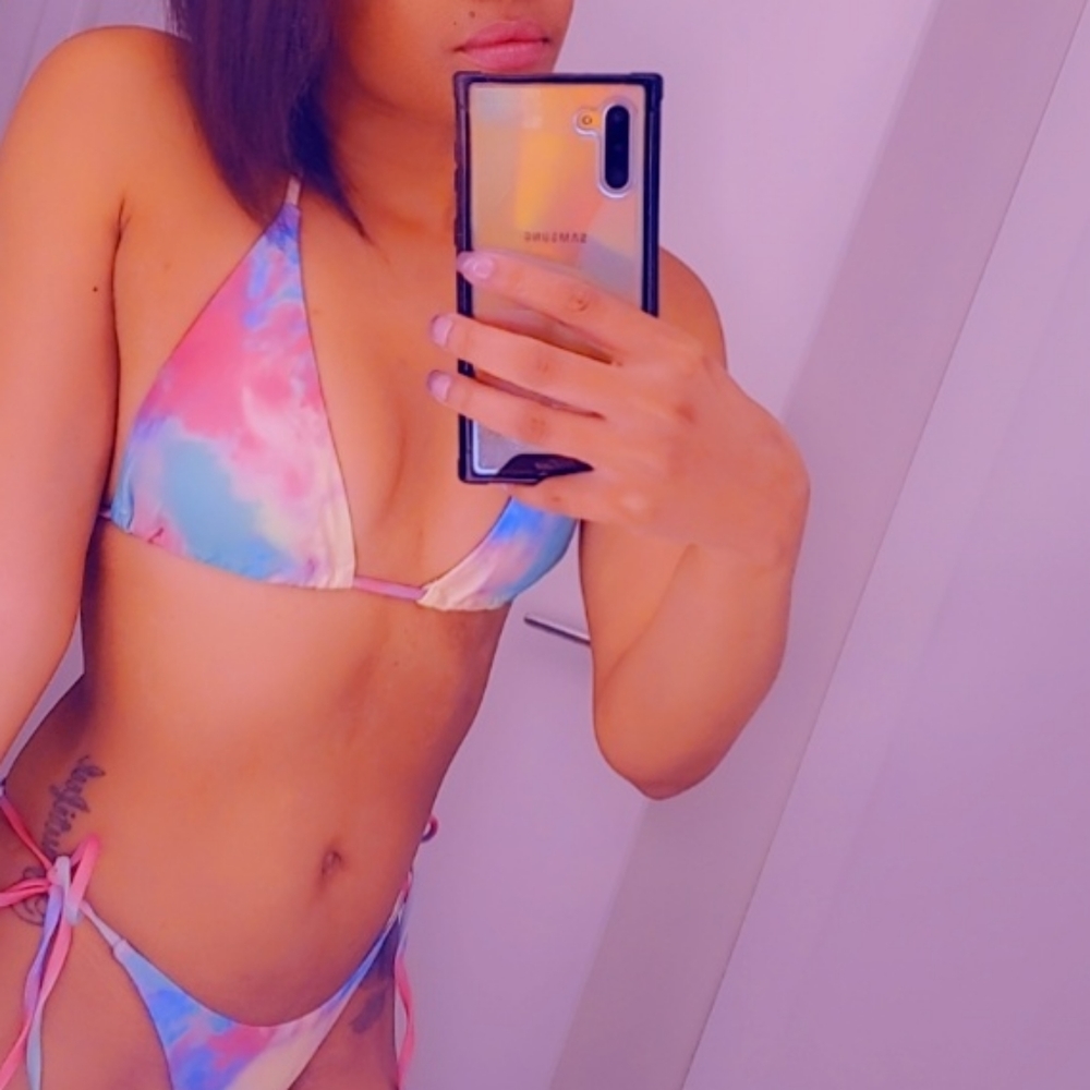 Tye dye bikini